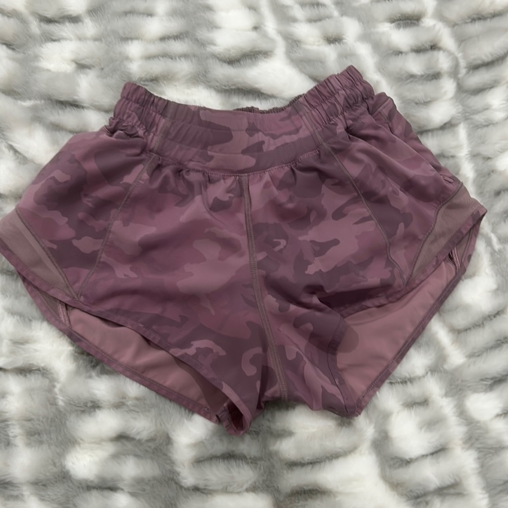 camo lululemon shorts